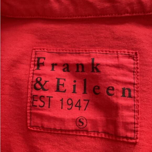 Frank & Eileen Lauren Polo Dress In Double Decker Red Mini Cotton Size Small - Picture 11 of 13